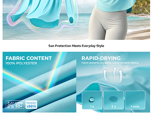 亚马逊防晒衣A+