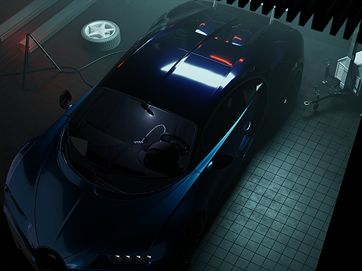 汽配发动机零部件3D动画，全流程制作