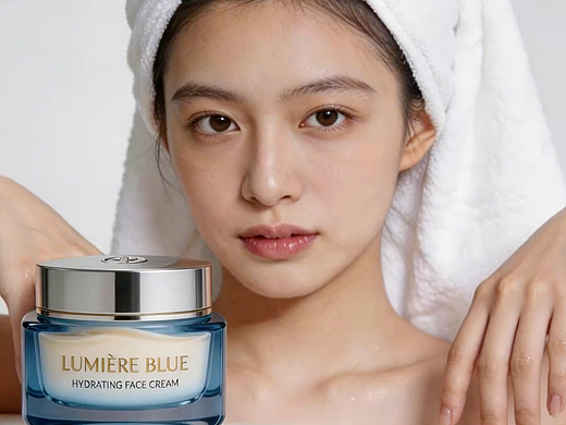 化妆品真人使用演示（个人主页-ZNzM0NDE0MzI=） - AI作品 - 站酷设计师奕天才原创素材 - 站酷ZCOOL