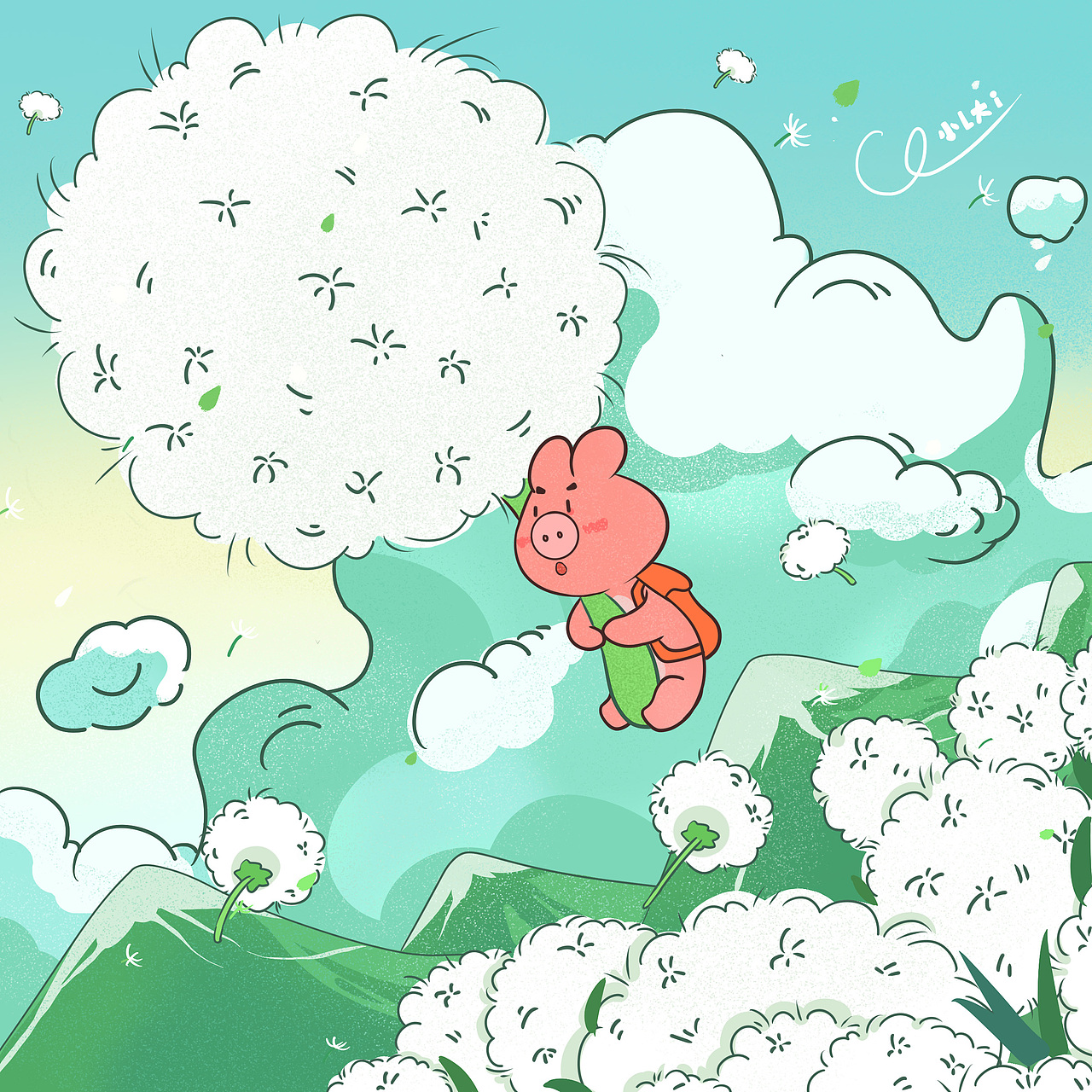 猪猪旅游系列（图ZNDA1MzY3MjU2） - 儿童插画 - 站酷设计师小l大i原创素材 - 站酷ZCOOL