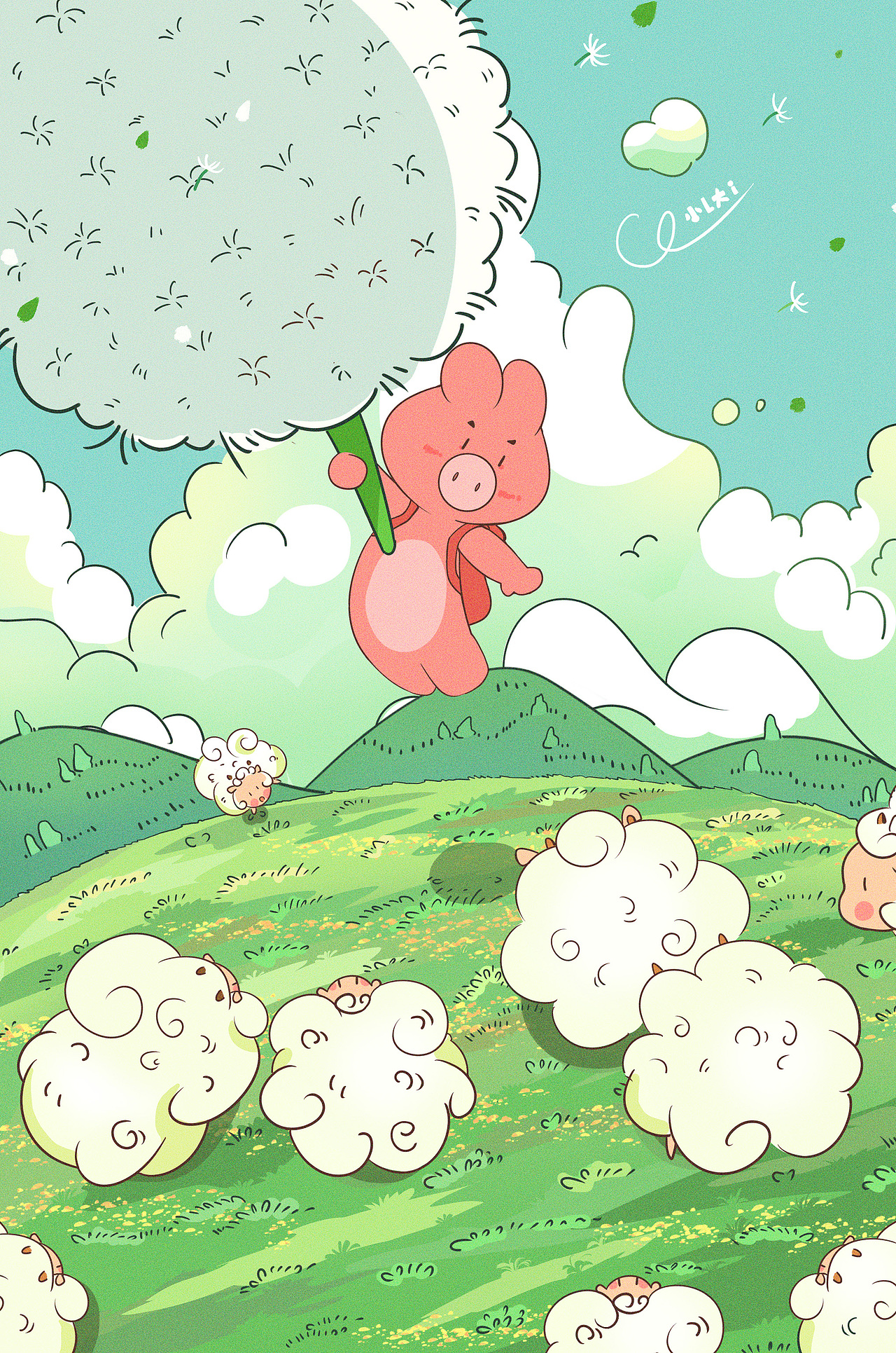 猪猪旅游系列（图ZNDA1MzY3MjY0） - 儿童插画 - 站酷设计师小l大i原创素材 - 站酷ZCOOL