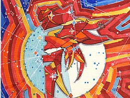马克笔插画《二十八星宿之尾火虎》