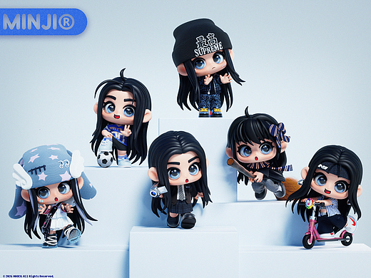 【MINJI OF NEWJEANS】KPOP 潮玩IP角色及周边设计