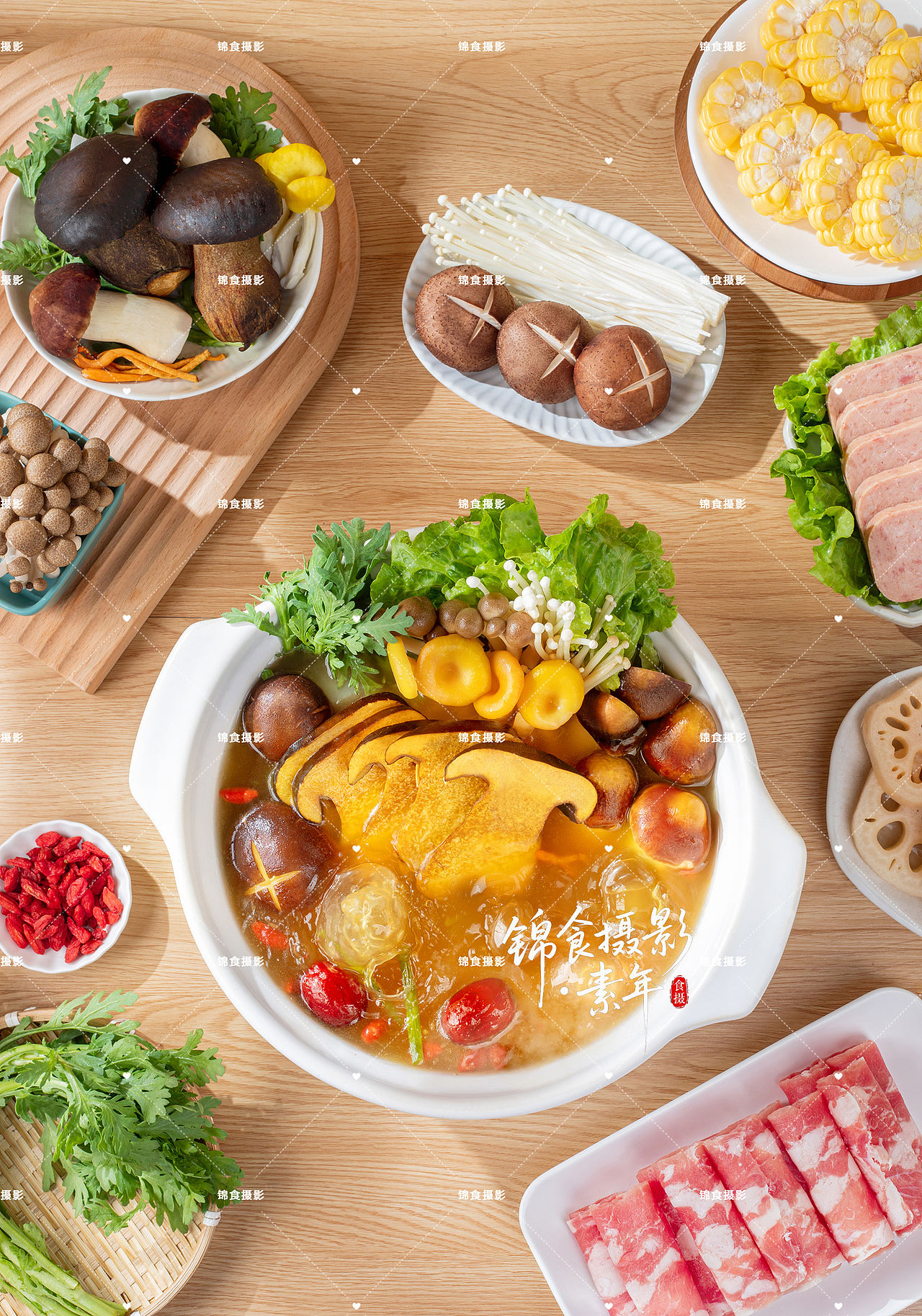 澄明土鸡菌菇汤包装封面/食物造型/火锅汤料场景拍摄（图ZNDA1Mzc0MDk2） - 美食摄影 - 站酷设计师宜昌锦食摄影原创素材 - 站酷ZCOOL