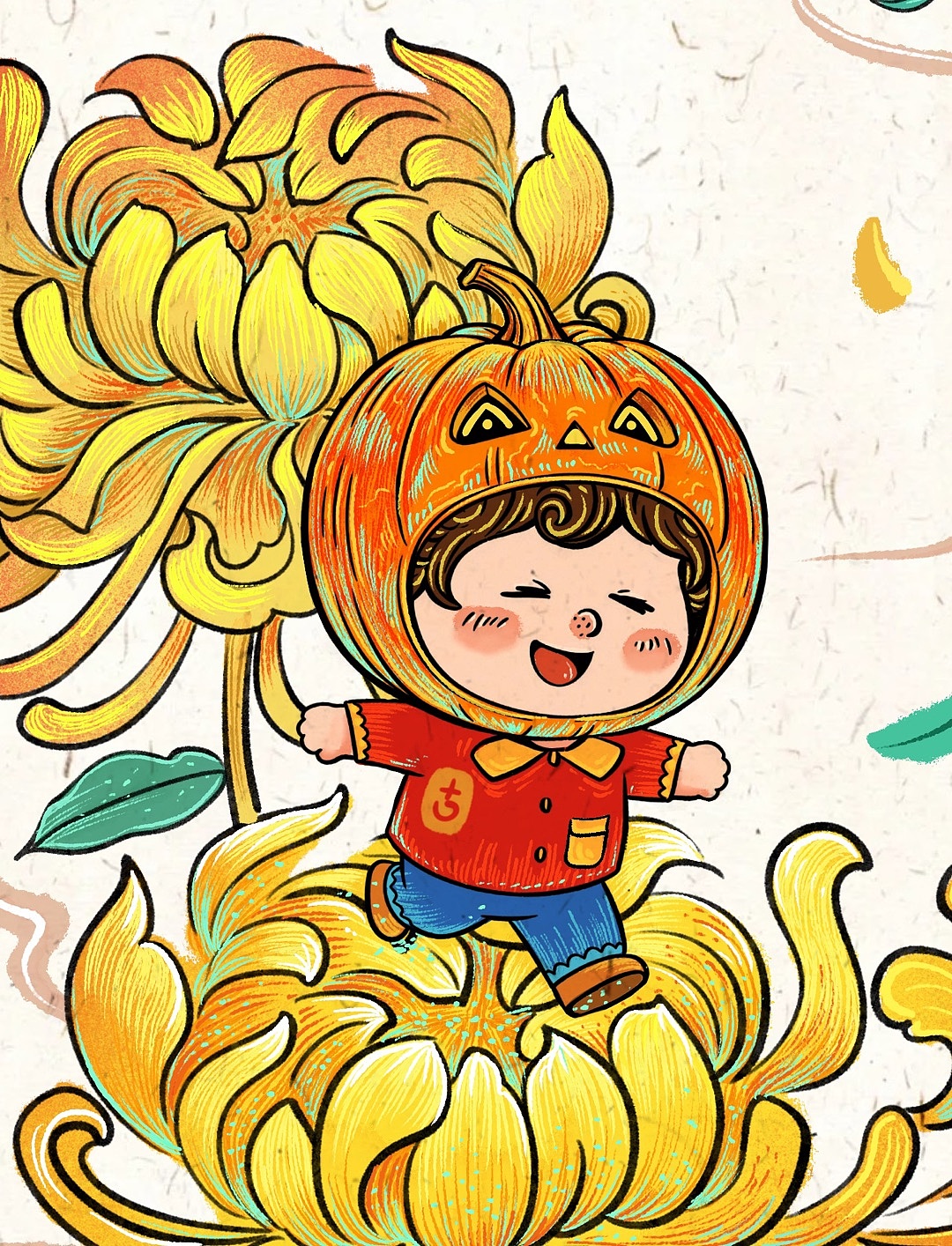 9月插画：当下走的每一步都算数。（图ZNDA1Mzc1MDE2） - 商业插画 - 站酷设计师画画十口原创素材 - 站酷ZCOOL