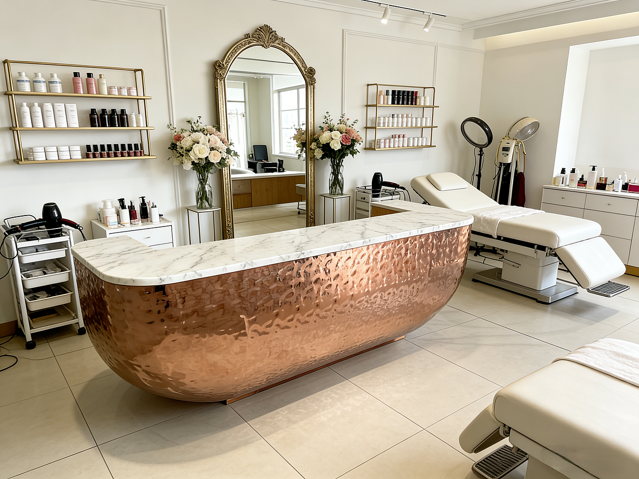 玫瑰金不锈钢水波纹吧台美容院接待台婚纱店不锈钢前台（图ZNDA1Mzc2MDgw） - 其他手工艺 - 站酷设计师VX13450817030原创素材 - 站酷ZCOOL