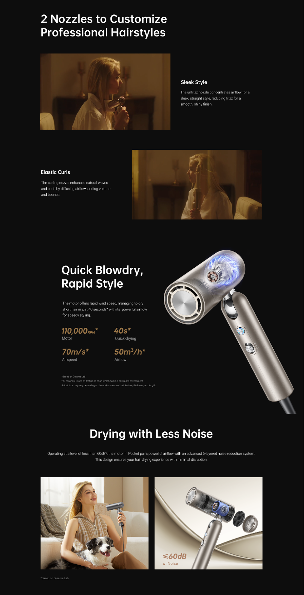 Dreame- 吹风机-Pocket 新品全案设计（图ZNDA1Mzc3NjUy） - 宣传物料 - 站酷设计师九页原创素材 - 站酷ZCOOL