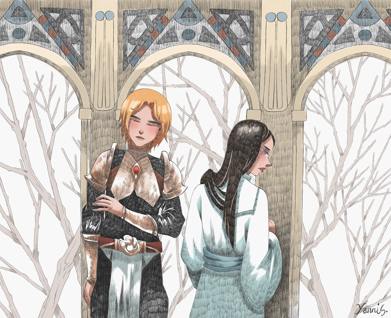 陵罗西之界（图ZNDA1Mzc5NTA0） - 商业插画 - 站酷设计师雅妮斯Yannis原创素材 - 站酷ZCOOL