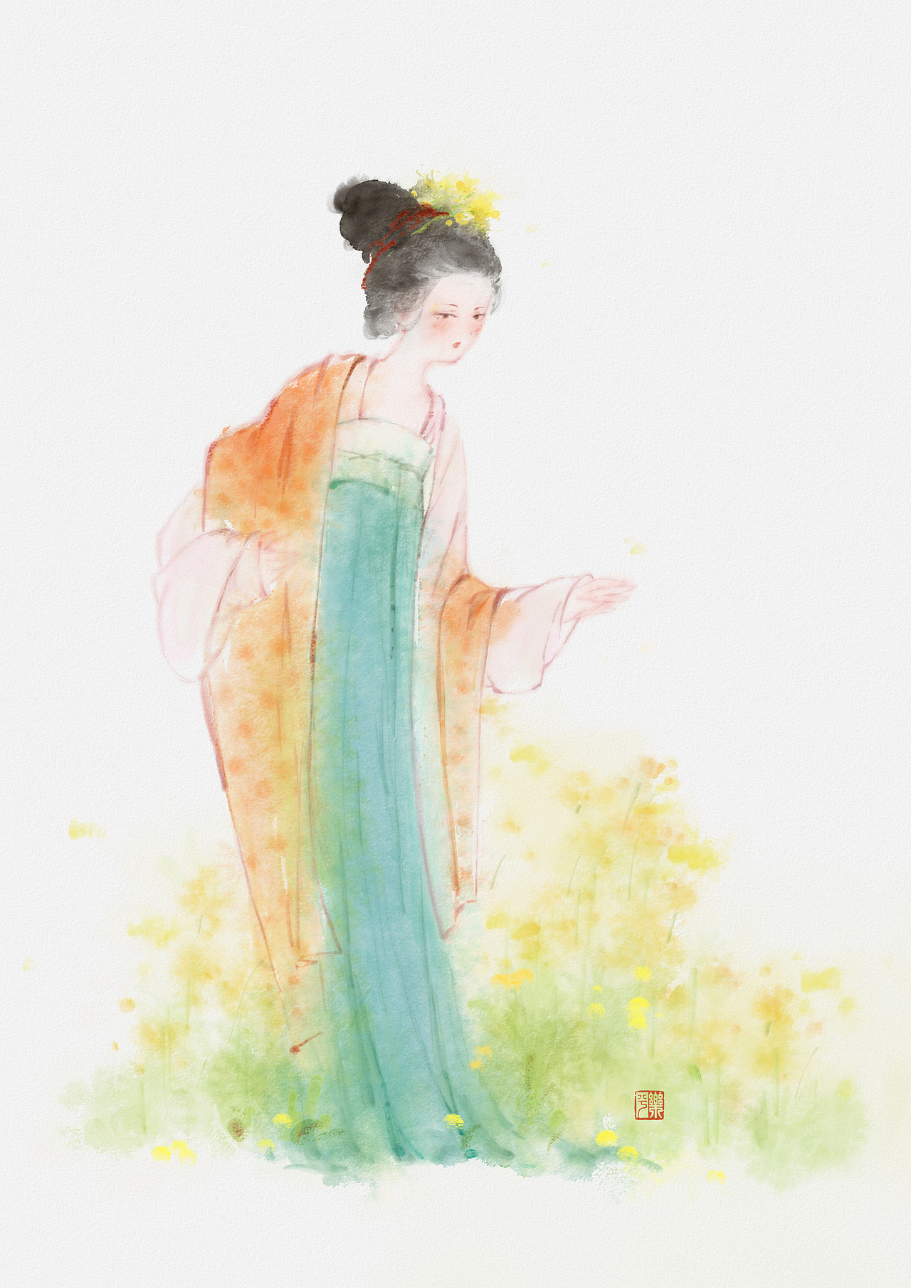 花事未了 春（图ZNDA1MzgxMDIw） - 商业插画 - 站酷设计师樂的樂兮原创素材 - 站酷ZCOOL