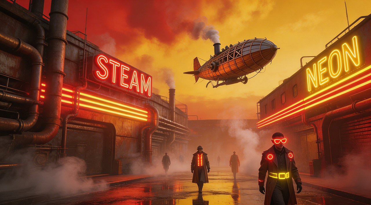 赤焰赛博：霓虹狂城（图ZNDA1MzgxMjEy） - 概念设定 - 站酷设计师小虎丶原创素材 - 站酷ZCOOL