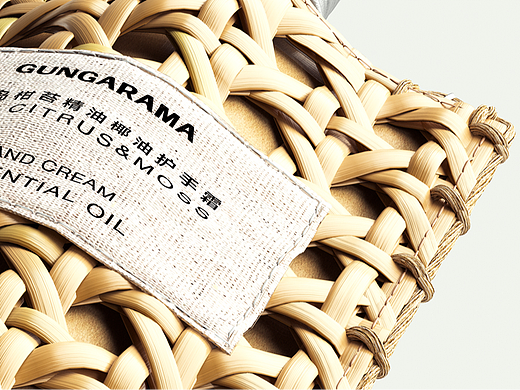 巴厘岛护手霜OC渲染-竹编