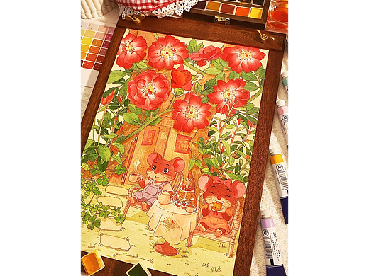 春日悠闲的下午茶