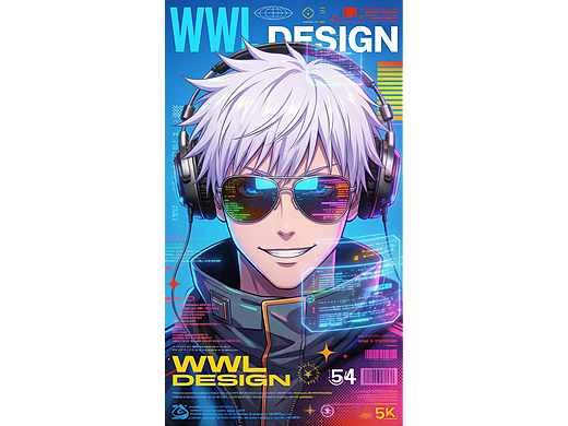 赛博五条悟・霓虹律动