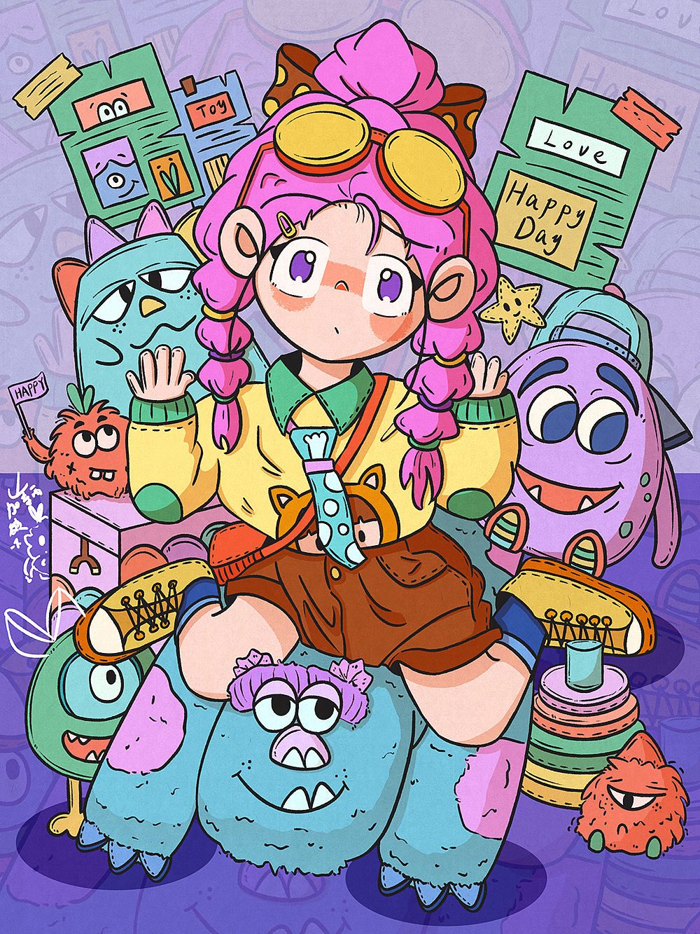 合集｜人物插画（图ZNDA1MzkwNDky） - 商业插画 - 站酷设计师小白若灵原创素材 - 站酷ZCOOL