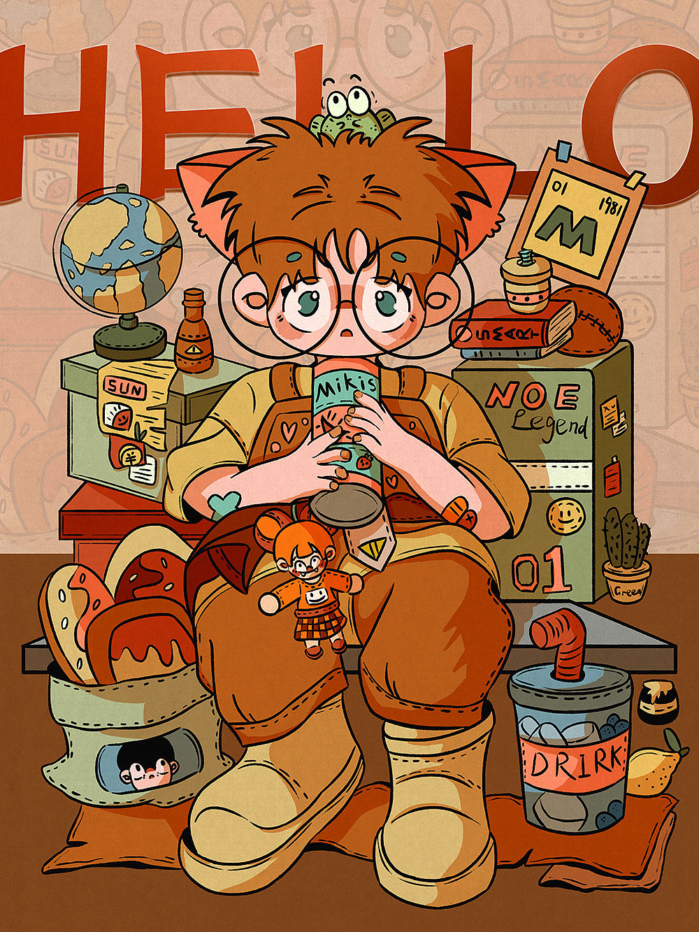 合集｜人物插画（图ZNDA1MzkwNzgw） - 商业插画 - 站酷设计师小白若灵原创素材 - 站酷ZCOOL