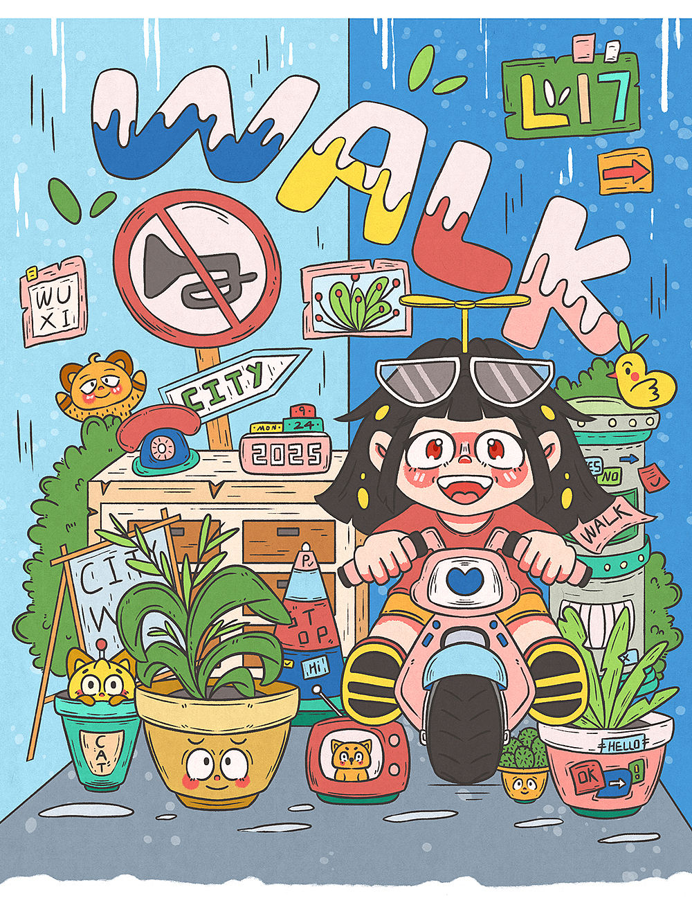 合集｜小场景插画（图ZNDA1Mzk4MjM2） - 商业插画 - 站酷设计师小白若灵原创素材 - 站酷ZCOOL