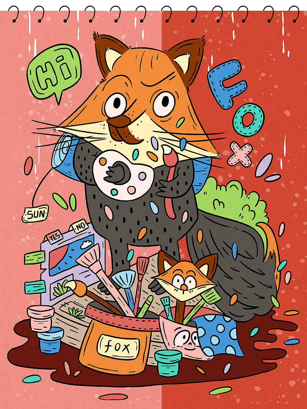 合集｜小场景插画（图ZNDA1Mzk4ODEy） - 商业插画 - 站酷设计师小白若灵原创素材 - 站酷ZCOOL