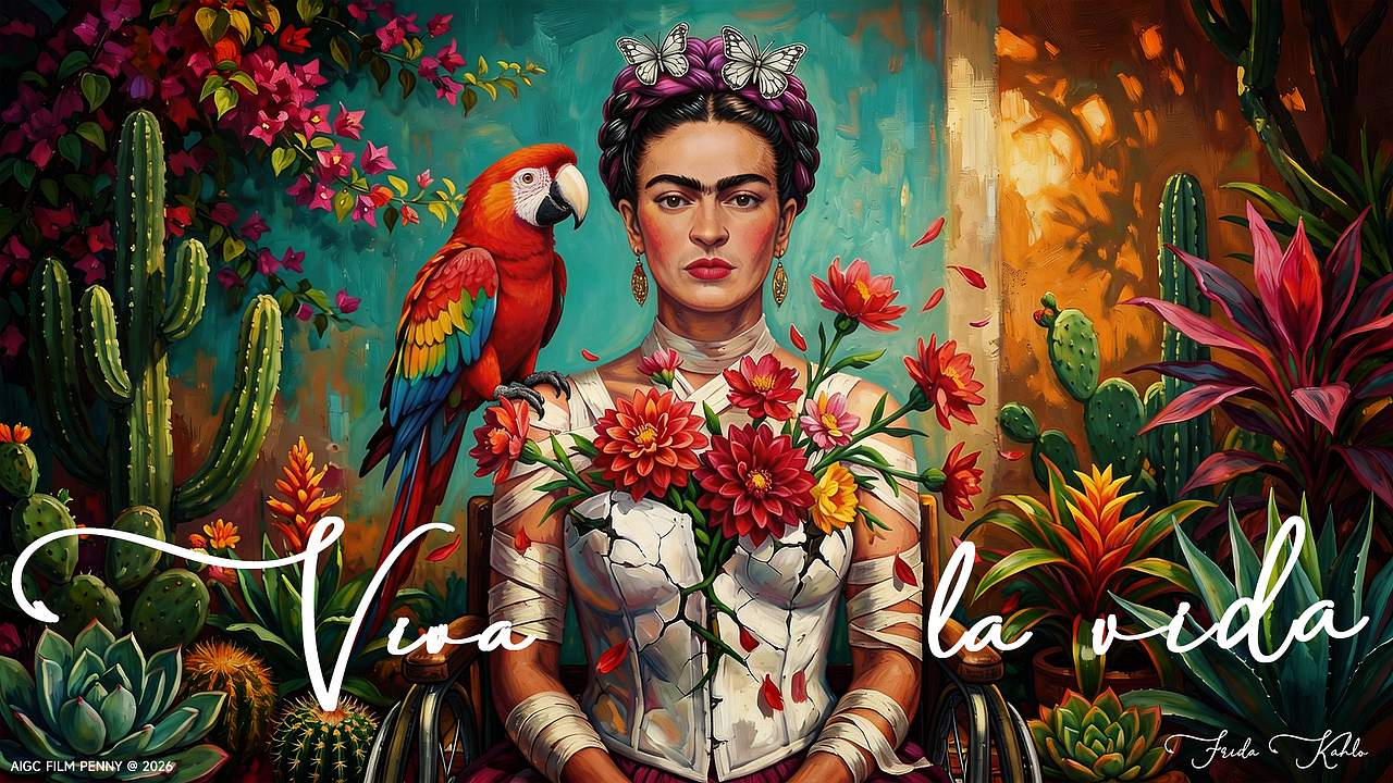 VIVA LA VIDA 生命万岁！（图ZNDA1NDAwNTA4） - AI作品 - 站酷设计师PenniesnMoon原创素材 - 站酷ZCOOL