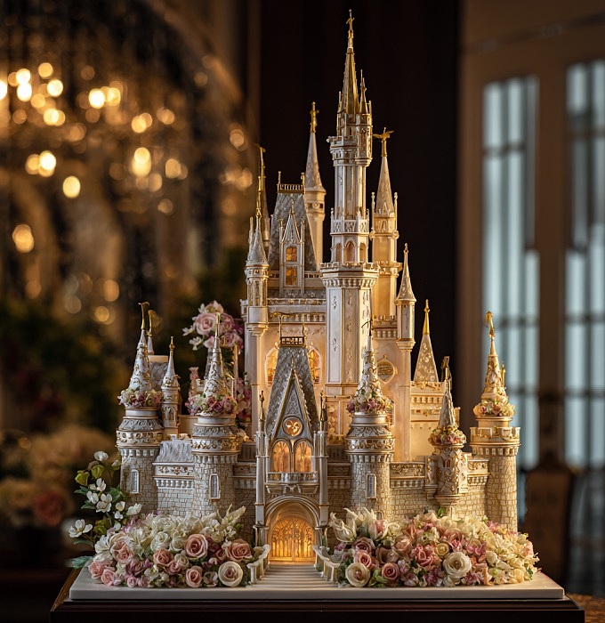 轻奢欧式古堡3D创意设计（图ZNDA1NDAxMTk2） - 工艺品设计 - 站酷设计师幻野纪原创素材 - 站酷ZCOOL