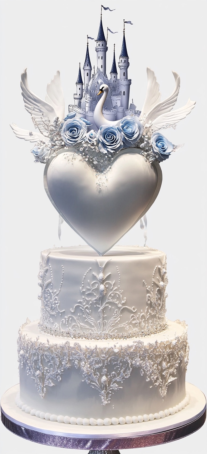 欧式轻奢高级梦幻城堡·花卉钢琴天鹅婚礼素材包（图ZNDA1NDA1NDQ4） - 艺术插画 - 站酷设计师幻野纪原创素材 - 站酷ZCOOL