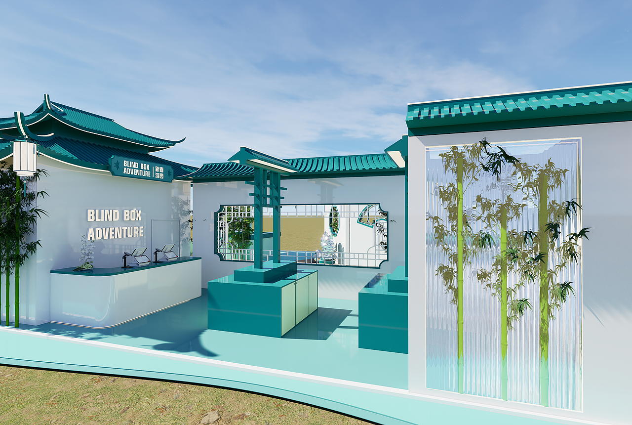 新年游園會(huì)美陳 國(guó)潮美陳 商業(yè)美陳 中式美陳DP（圖ZNDA1NDA1NjUy） - 展陳設(shè)計(jì) - 站酷設(shè)計(jì)師lily1213371725原創(chuàng)素材 - 站酷ZCOOL