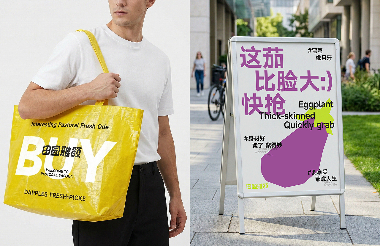 田园雅颂｜果蔬品牌丨品牌设计（图ZNDA1NDA3NTE2） - 品牌 - 站酷设计师鸡腿改稿中原创素材 - 站酷ZCOOL