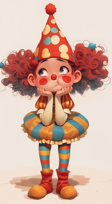 趣味马戏团女孩创意设计素材包（图ZNDA1NDEwMzEy） - 儿童插画 - 站酷设计师幻野纪原创素材 - 站酷ZCOOL