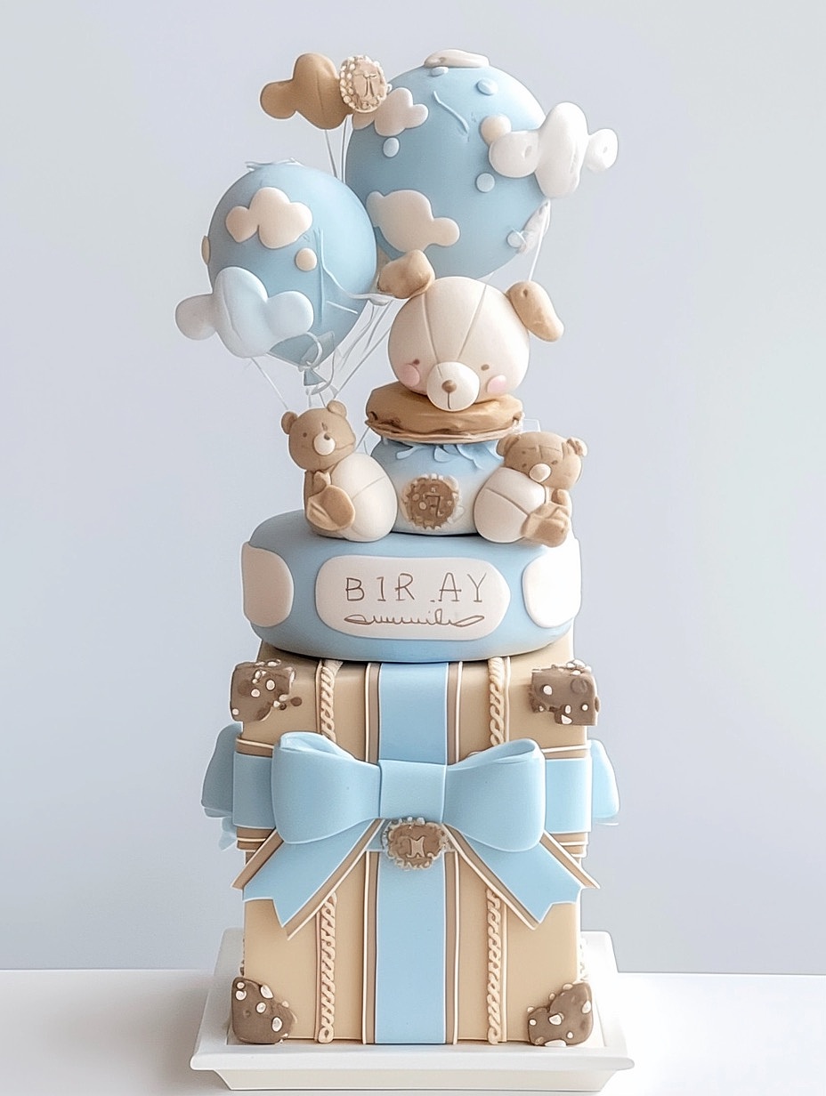 萌趣小熊云上梦幻旅行3D创意设计素材包（图ZNDA1NDExOTI4） - 儿童插画 - 站酷设计师幻野纪原创素材 - 站酷ZCOOL