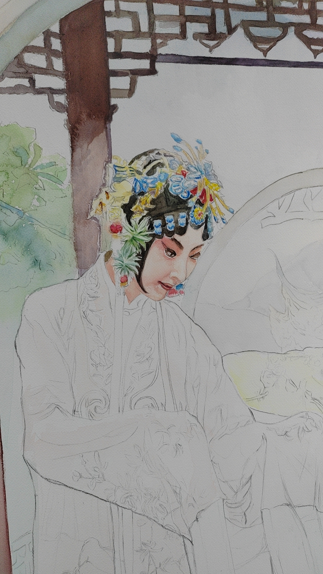 游园惊梦（图ZNDA1NDE2MjE2） - 绘画 - 站酷设计师霜降de星寒原创素材 - 站酷ZCOOL