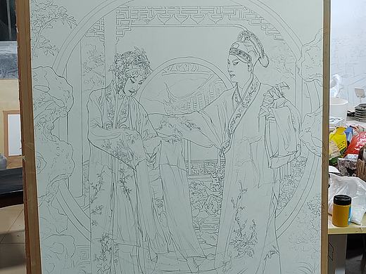 游园惊梦（个人主页-ZNzM0NDY1MDg=） - 绘画 - 站酷设计师霜降de星寒原创素材 - 站酷ZCOOL