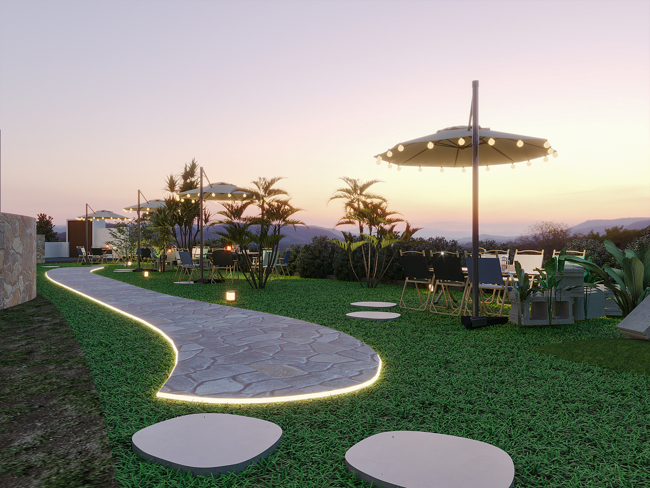 在山野與暮色之間，藏著一處治愈身心的理想棲居（圖ZNDA1NDE3NzMy） - 其他 - 站酷設(shè)計(jì)師星夜_安安原創(chuàng)素材 - 站酷ZCOOL