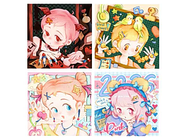 少女風(fēng)-頭像四宮格（26年4月）