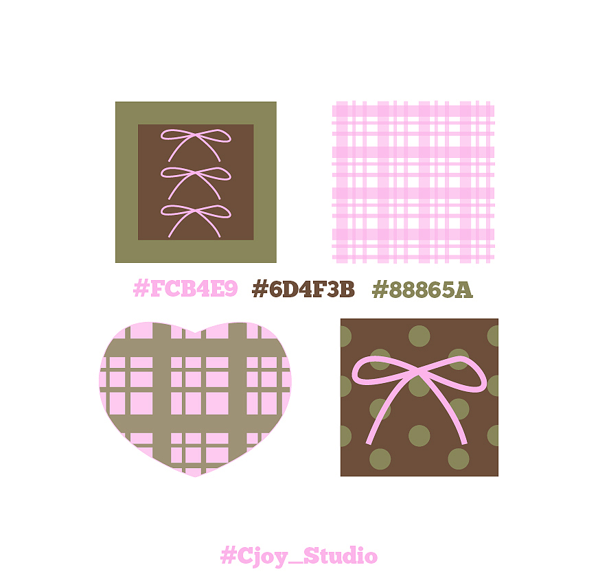 配色练习分享（图ZNDA1NDIwODMy） - 图案 - 站酷设计师C_joy原创素材 - 站酷ZCOOL