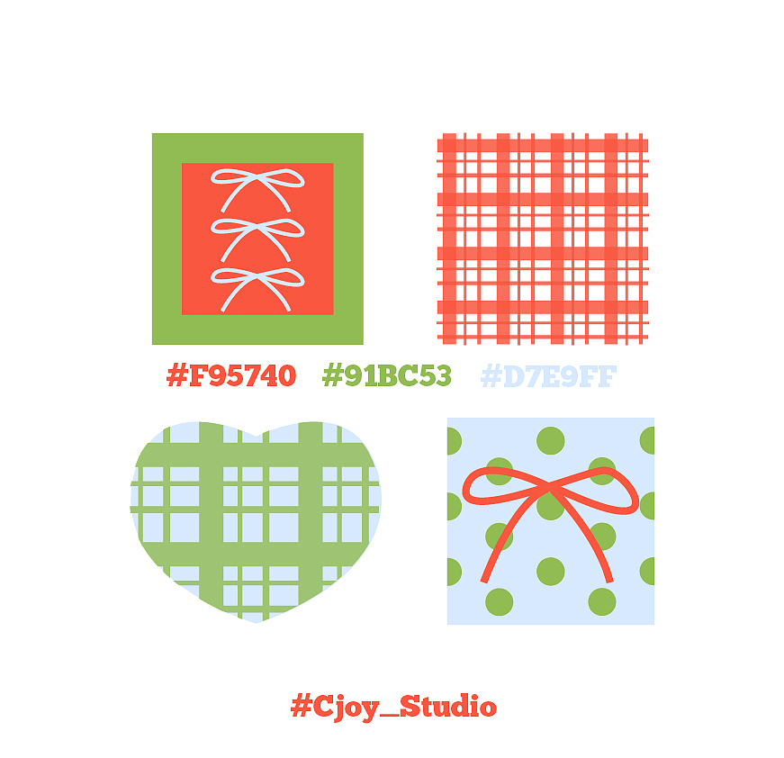 配色练习分享（图ZNDA1NDIwODky） - 图案 - 站酷设计师C_joy原创素材 - 站酷ZCOOL