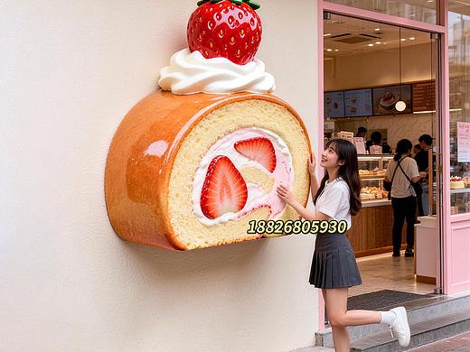 瑞士卷蛋糕雕塑