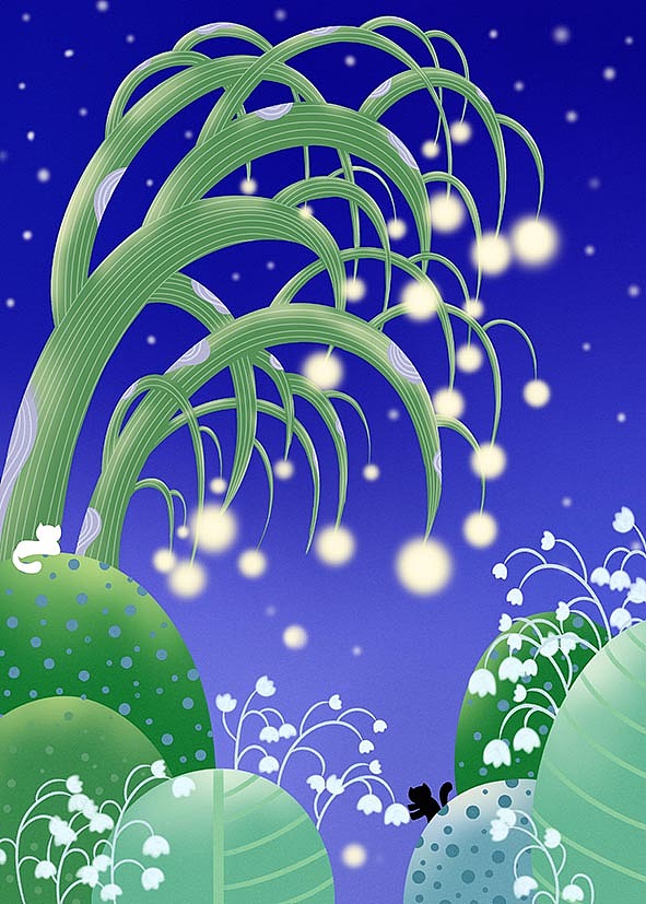 一些蓝色的画（图ZNDA1NDIzMjEy） - 商业插画 - 站酷设计师禾小he原创素材 - 站酷ZCOOL