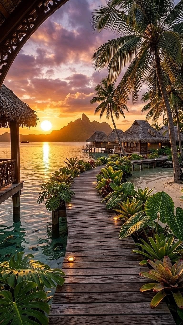 地中海与热带的双重诗篇：从圣托里尼蓝白巷弄到南太平（图ZNDA1NDI5NDAw） - 风光摄影 - 站酷设计师一小迷糊一原创素材 - 站酷ZCOOL