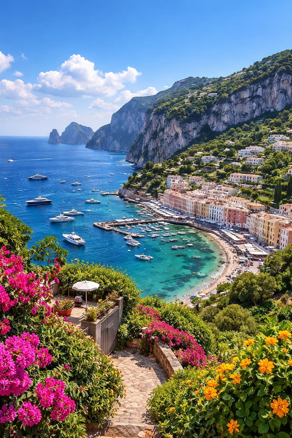 地中海与热带的双重诗篇：从圣托里尼蓝白巷弄到南太平（图ZNDA1NDI5NDA4） - 风光摄影 - 站酷设计师一小迷糊一原创素材 - 站酷ZCOOL