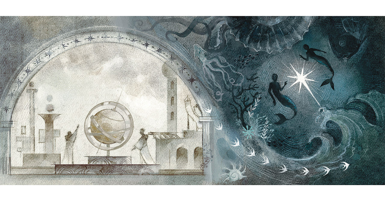 海浪与大地的往事（图ZNDA1NDMyNTgw） - 艺术插画 - 站酷设计师鳴冬原创素材 - 站酷ZCOOL
