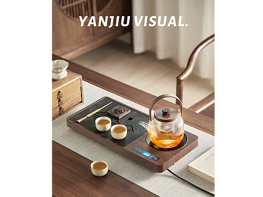 电商拍摄 | 茶盘套装