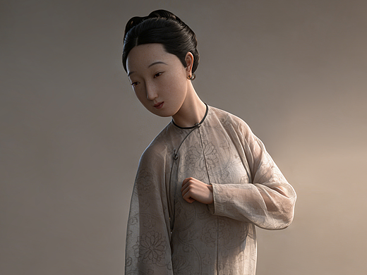 复原古画里的婉约美