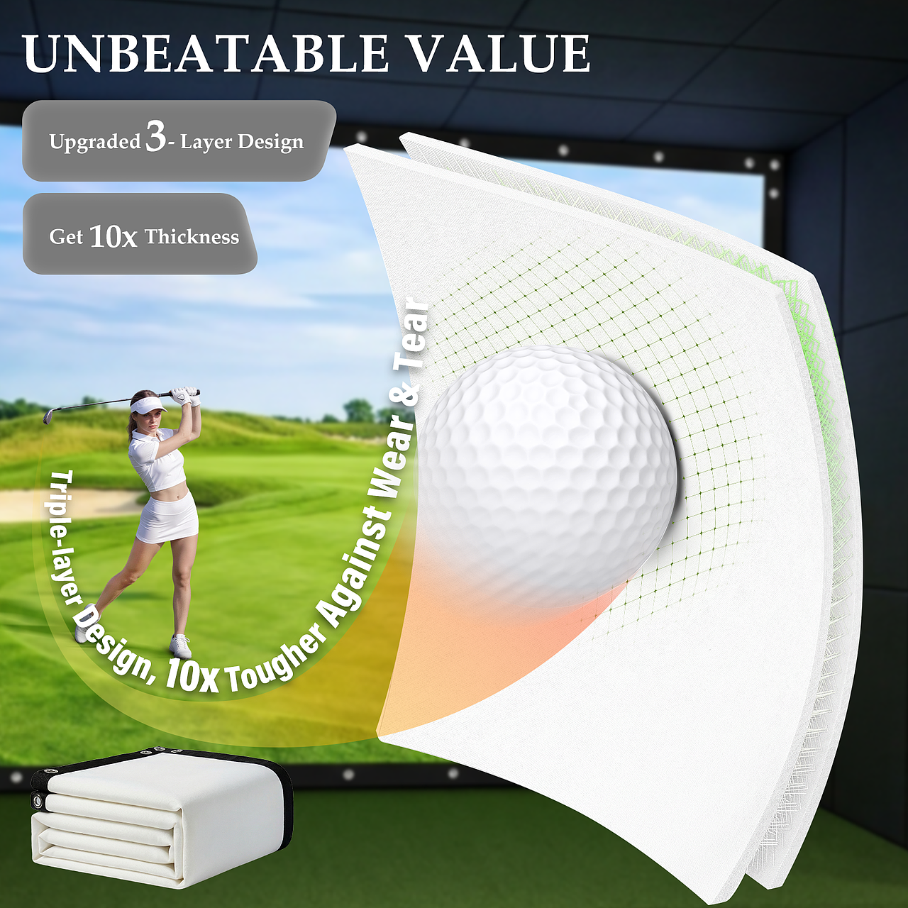 亚马逊设计高尔夫幕布（图ZNDA1NDM0NTU2） - 电商 - 站酷设计师小亮亮m原创素材 - 站酷ZCOOL