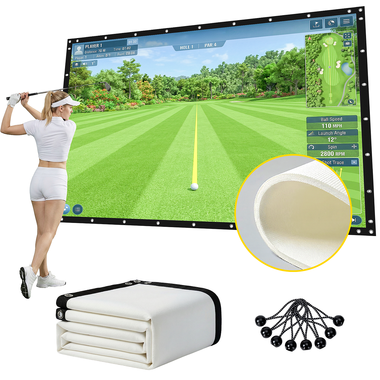 亚马逊设计高尔夫幕布（图ZNDA1NDM0NTY4） - 电商 - 站酷设计师小亮亮m原创素材 - 站酷ZCOOL