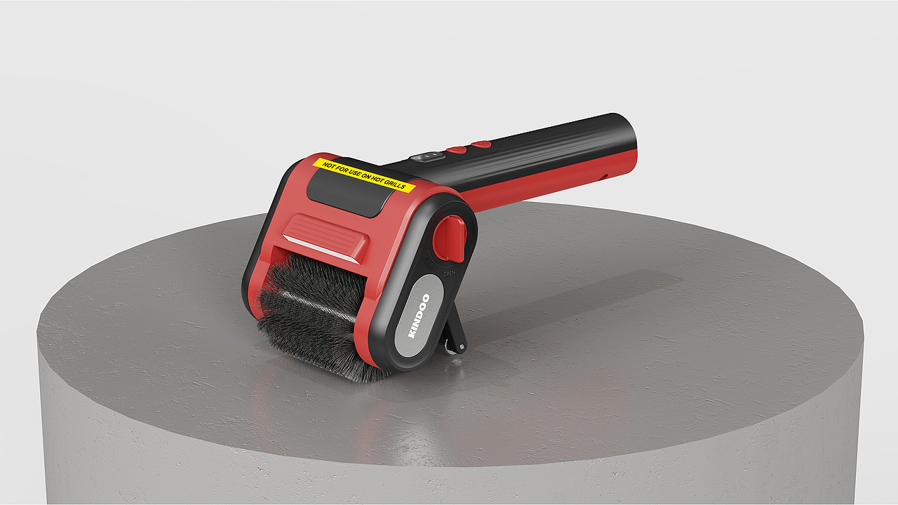 烧烤盘电动清洁工具类（图ZNDA1NDM2MDQ4） - 生活用品 - 站酷设计师火柴工业设计原创素材 - 站酷ZCOOL