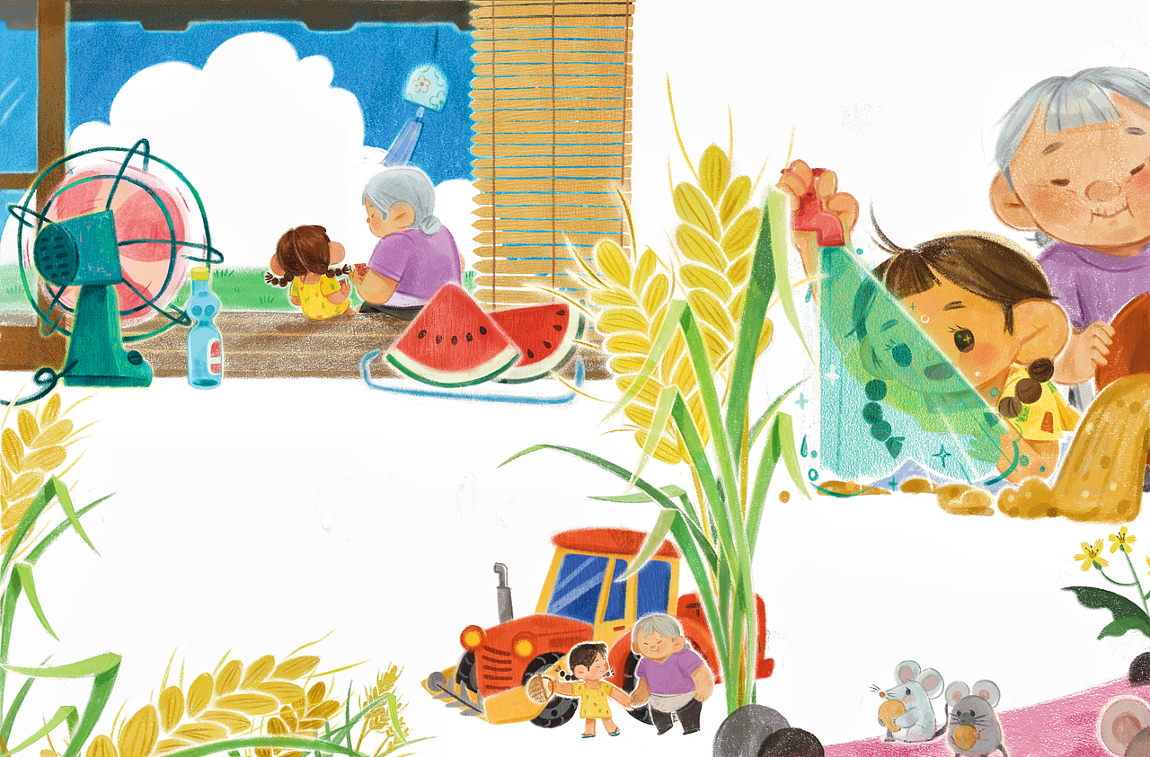 简单平凡，但五颜六色～（图ZNDA1NDM4MTcy） - 儿童插画 - 站酷设计师囧囧有神的阿柯原创素材 - 站酷ZCOOL