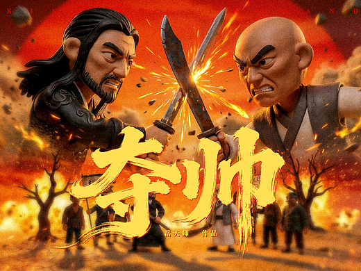 《夺帅》AI短片