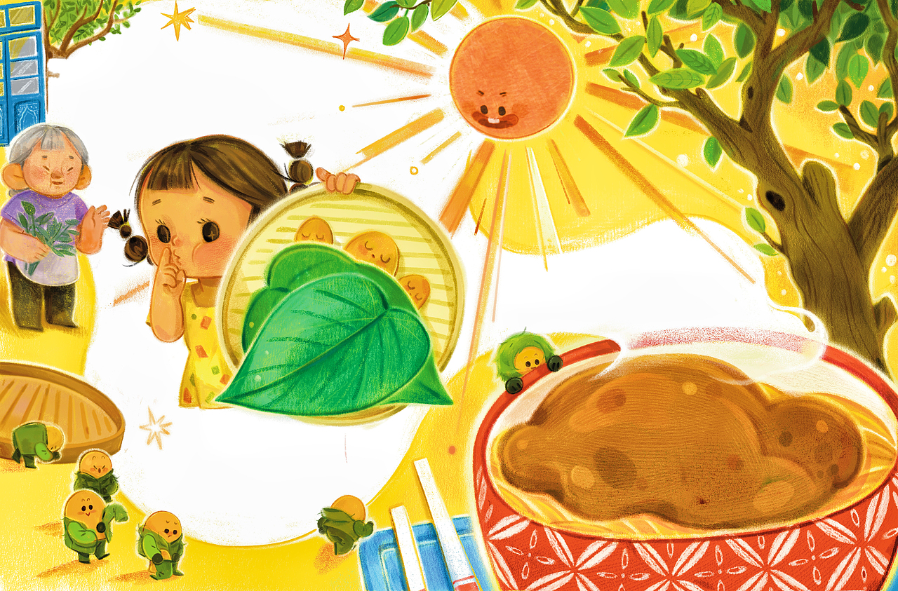 简单平凡，但五颜六色～（图ZNDA1NDQxOTY0） - 儿童插画 - 站酷设计师囧囧有神的阿柯原创素材 - 站酷ZCOOL