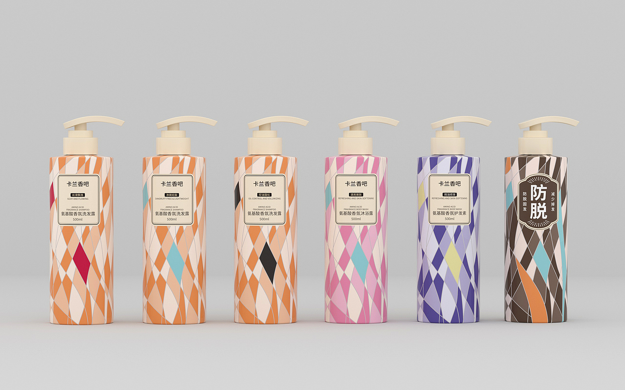 洗护产品建模（图ZNDA1NDQ1MjM2） - 包装 - 站酷设计师微鹿设计原创素材 - 站酷ZCOOL