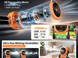 亚马逊电风扇A+设计