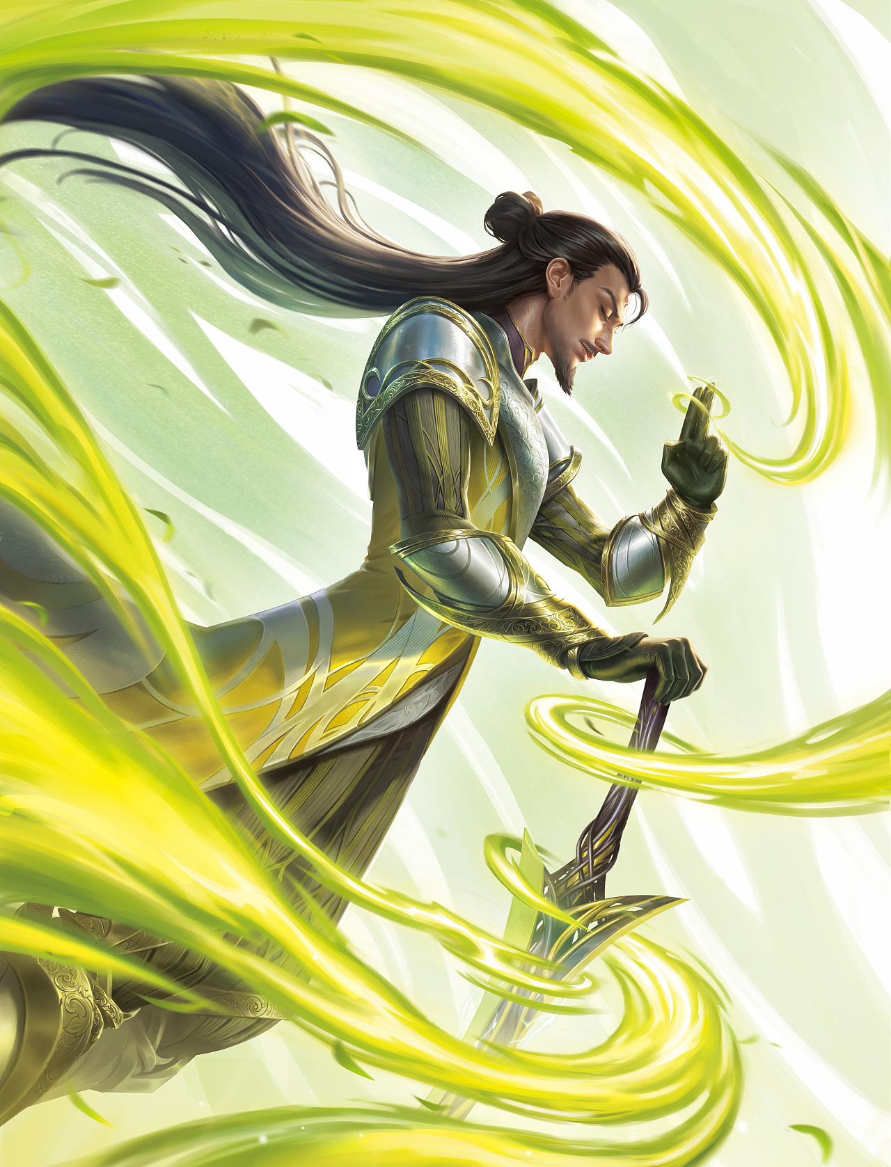 《符文战场》易大师超编卡牌插画（图ZNDA1NDUwNzky） - 游戏原画 - 站酷设计师ShawnLee不改行原创素材 - 站酷ZCOOL